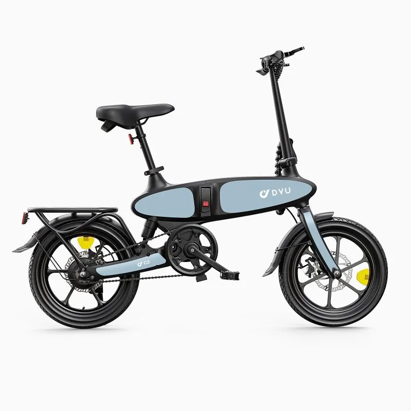 Bicicletta Elettrica Completamente Pieghevole DYU C2 16 Pollici