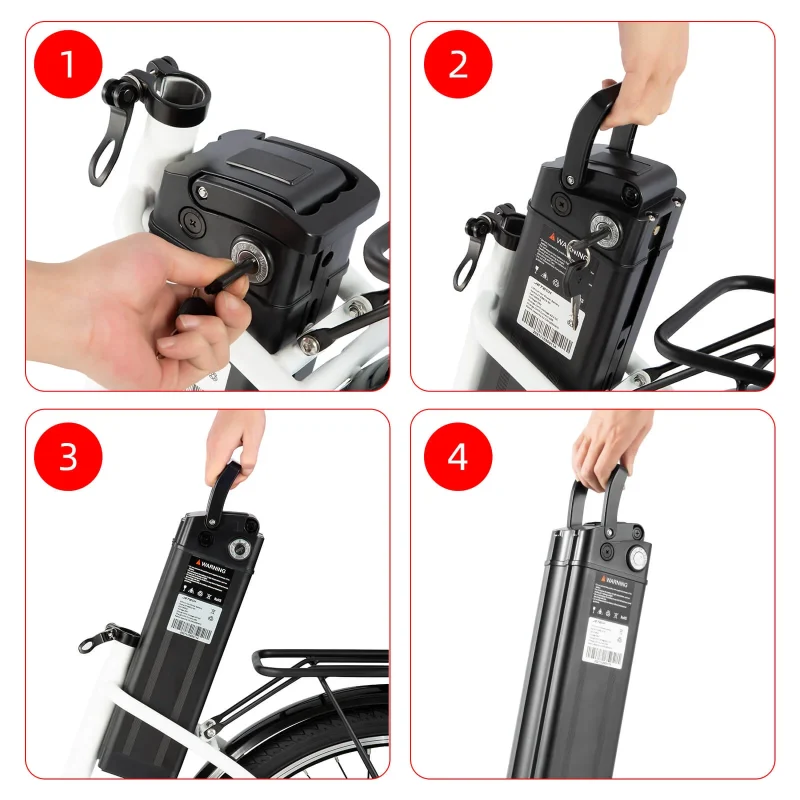 Bicicletta Elettrica da Città DYU C6 26 Pollici 3