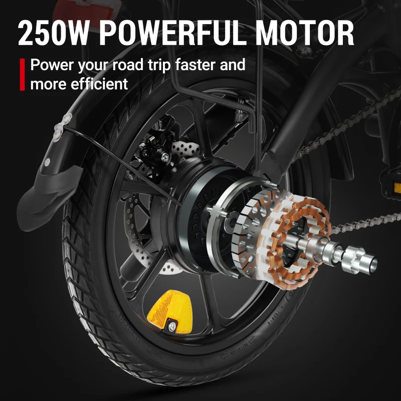 Bicicletta Elettrica Completamente Pieghevole DYU A1F 16 Pollici 6