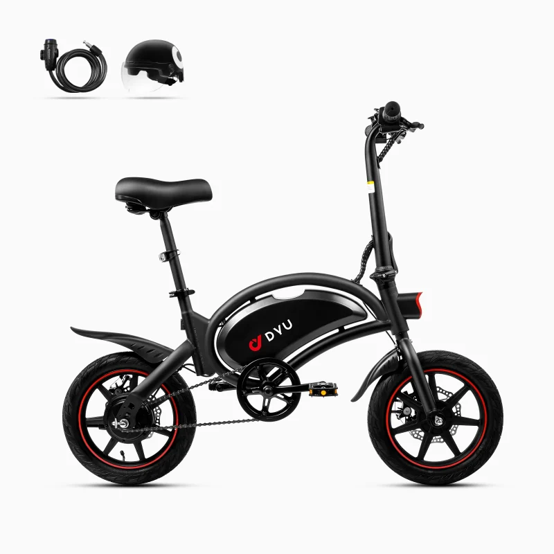 Bicicletta Elettrica Pieghevole Mini DYU D3F 14 Pollici 6